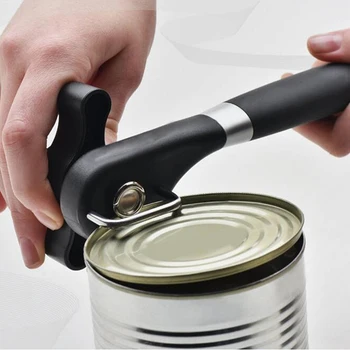 

50pcs/lot Kitchen Cans Opener Professional Ergonomic Manual Can Opener Side Cut Manual Can Opener Kitchen Tools Gadgets KP014-1