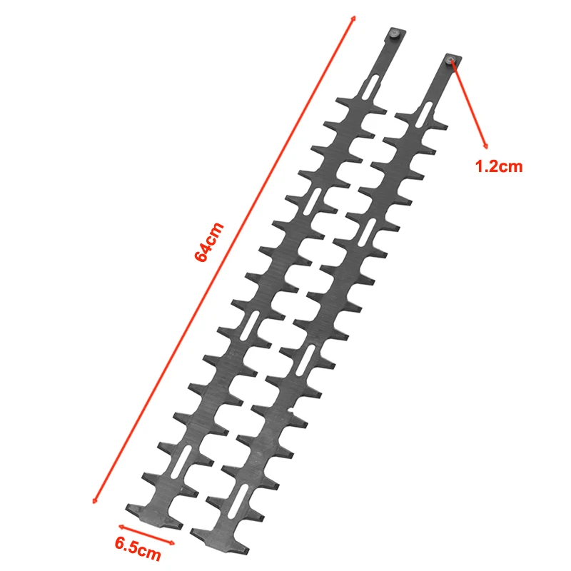 Триммер для хеджирования зубов 24 дюймов резак высокая ветка ножницы Верхняя Нижняя лезвия кусторез головки газонокосилки