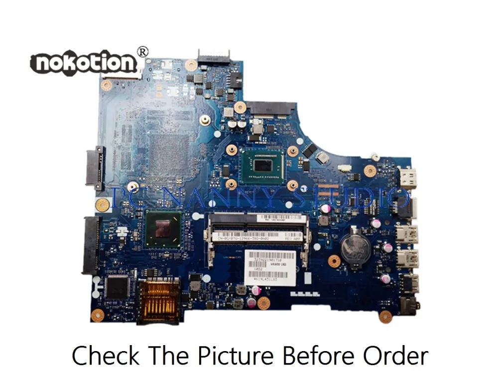 Материнская плата PCNANNY GY07W 0GY07W для ноутбука Dell Inspiron 15 3521 протестированная