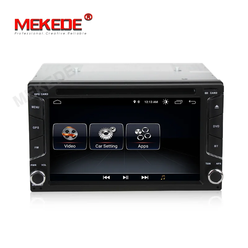 MEKEDE 2 Din Android 8,1 четырехъядерный автомобильный dvd-плеер для универсальной gps-навигации стерео радио wifi Аудио USB SWC 2din универсальный