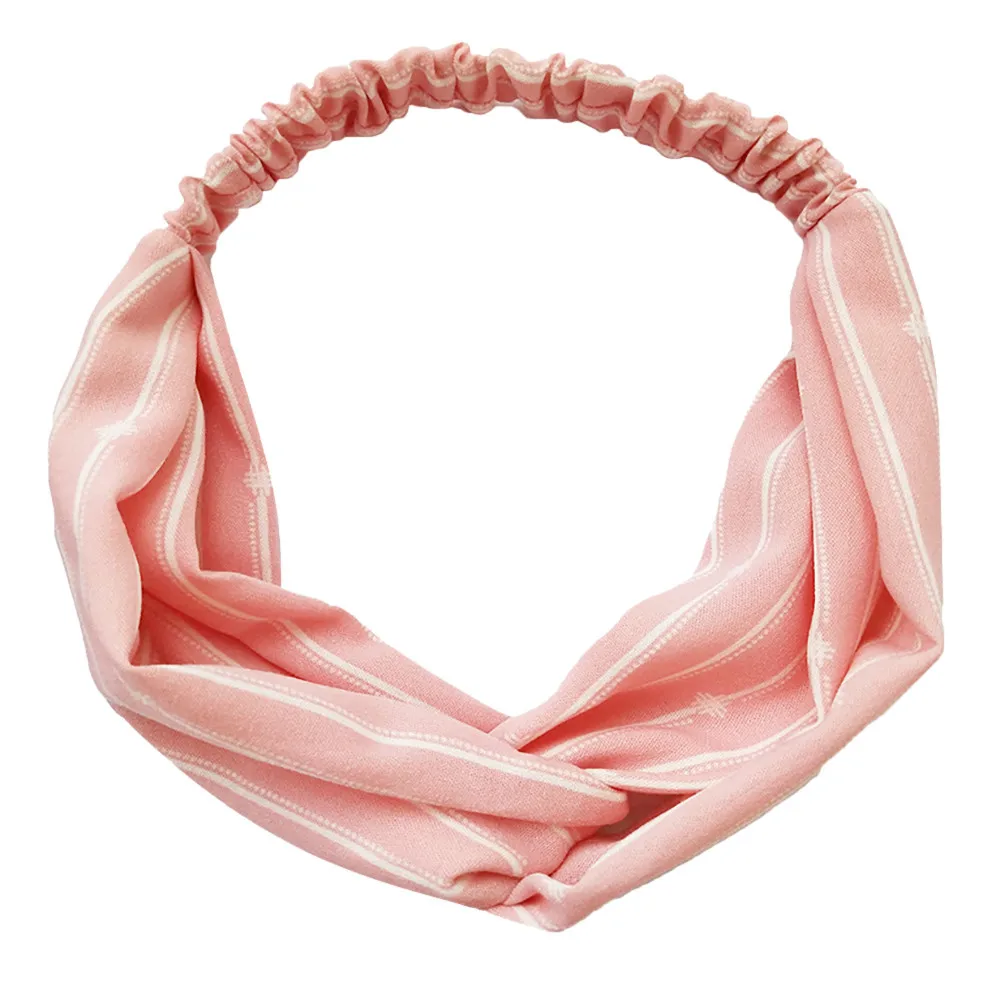 <+> Boho Цветочный Поворотный Узел Оголовье Эластичный Wrap Тюрбан Волос Группа Йога Спорт Головные Убор ★