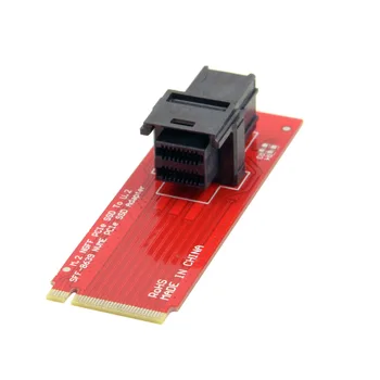 

Cablecc U.2 U2 Kit SFF-8639 NVME PCIe SSD Adapter for Mainboard Intel SSD 750 p3600 p3700 M.2 SFF-8643 Mini SAS HD