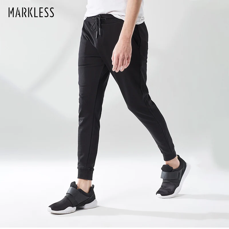 

Markless Men Joggers and Sweatpants 2019 Spring New Slim Haren Pants Men Casual Workout Trousers for Men