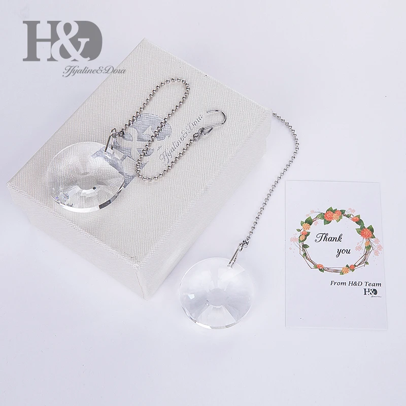 H& D 2 шт. великолепный Хрустальный Подсолнух, призмы, ослепительный Хрустальный потолочный вентилятор, вытяжные цепочки для свадебного украшения дома