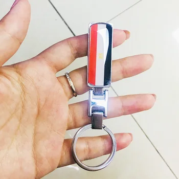 

France Flag Car Keychain For Bmw Audi Volkswagen Mercedes A B Toyota MINI Smart Ford Renault Citroen Peugeot Fiat 500 Sandero