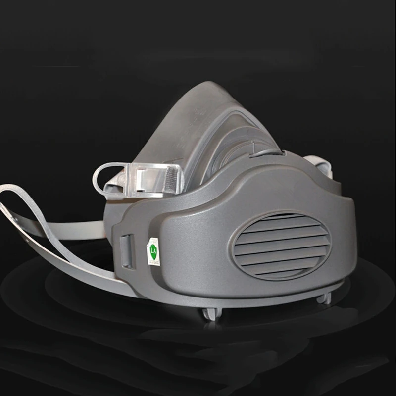 

1Pcs Gas Mask Suit Dust Painting Spraying For 3M 3200 N95 Filter Respirator Gray
