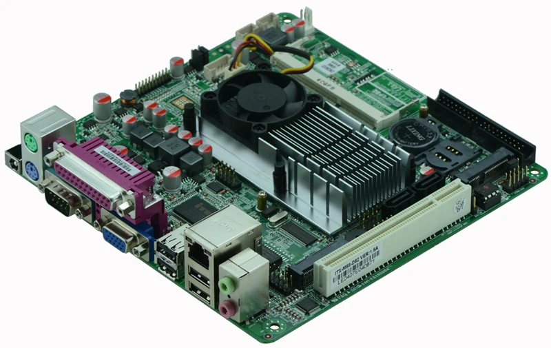 ^Cheap Intel Atom D525 1.8GHZ mainboard, x86 mini itx atom motherboard D525 /2*COM/ 2*SATA2 / MSATA/PCI