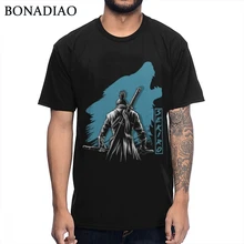 Camiseta con diseño de lobo armado SEKIRO Shadows Die Twice Noshir Dalal Estilo Vintage Samurai japonés