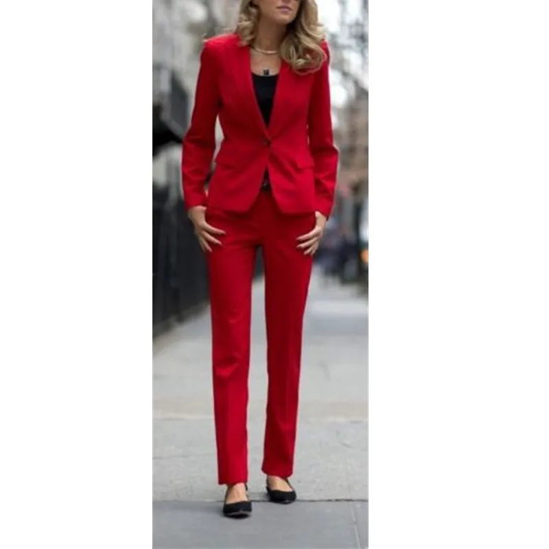 Online Buy Wholesale womens red suits from China womens