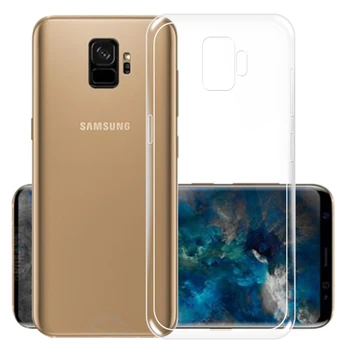 

200pcs Soft TPU Ultra Thin Clear Case For Samsung S10 E S9 S8 Plus Note10 10+ 9 8 M10 M20 M30 0.3mm Clear Crystal Silicone Cover