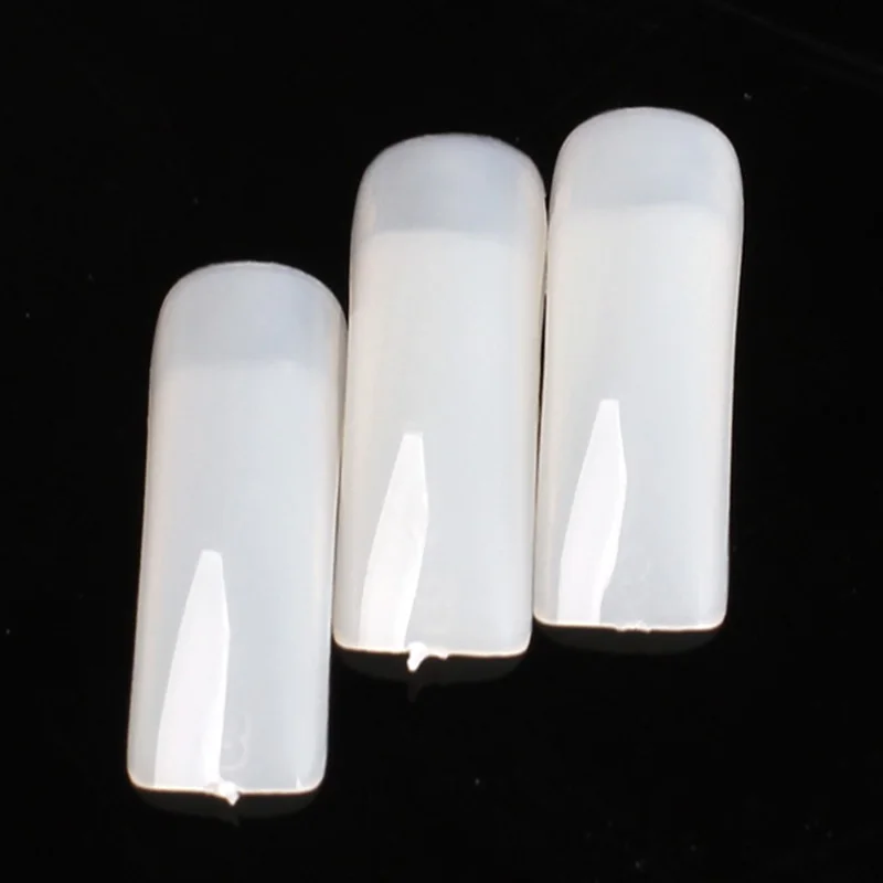 

500 Pcs/Set False Nail Art Design Tips French Fingernails Acrylic UV Salon Design White MH88