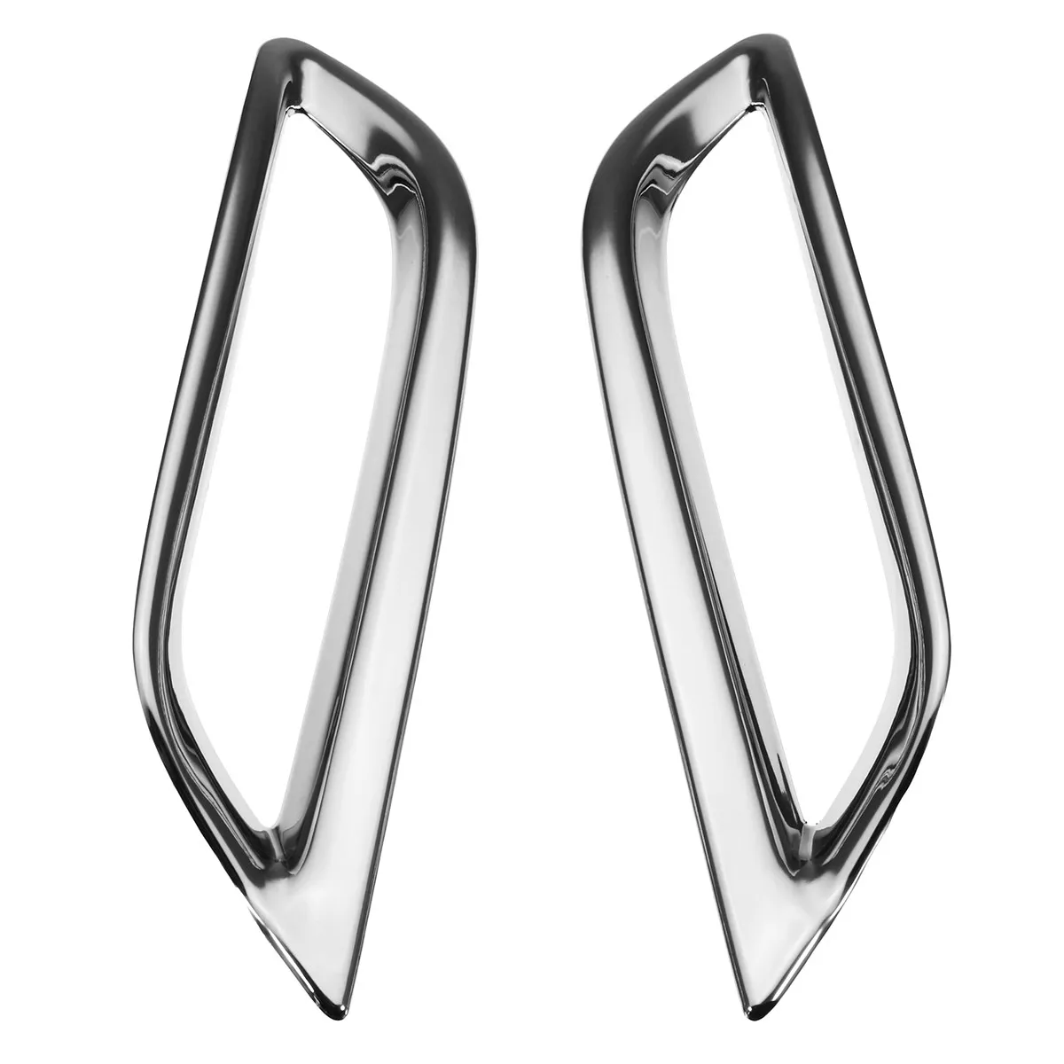 

2Pcs Car Stying Chrome Rear Tail Fog Light Lamp Covers Trim For Toyota Camry XV70 2018 2018 2019