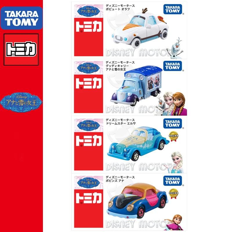 TOMICA disney Моторс Анна, Эльза, Олаф кино и ТВ Такара TOMY миниатюрные коллекционные игрушки для детей поп забавная Игрушечная модель автомобиля