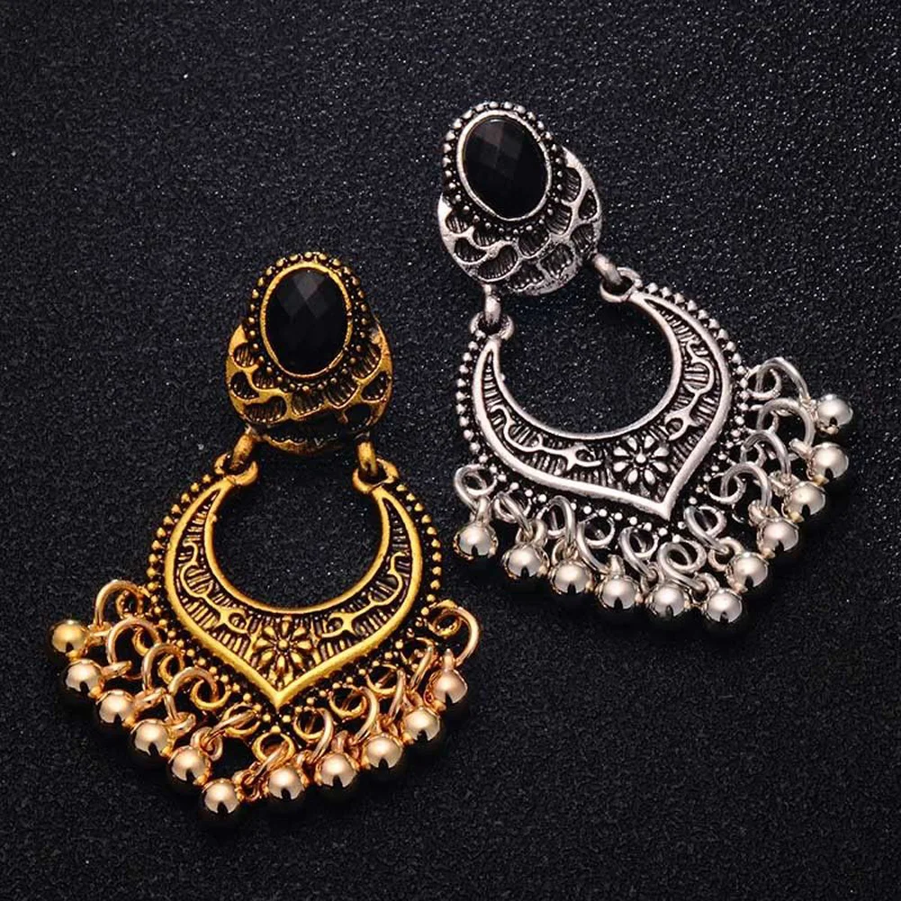 

New Mode Style Vintage Jewelry Antique Silver Gold Color Drop Earring Fashion Gifts For Women Birthday