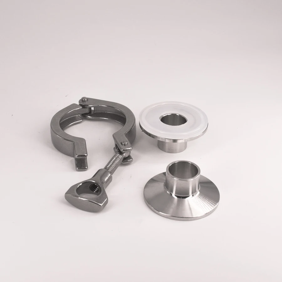 Зажим 1 5 &quotTri Clamp x 25 мм 1&quot труба OD нержавеющая санитарная 2 шт. SS304 сварные