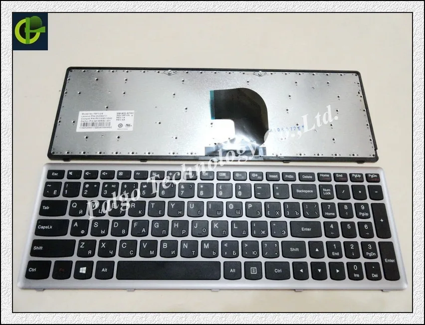 

Russian Keyboard for IBM Lenovo Ideapad Z500 Z500A Z500G P500 P500A 25-206237 PK130SY1F00 9Z.N8RSC.40R V-136620ES1 RU Black
