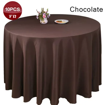 

Wholesale All Size Seamless Tablecloth Polyester Rectangular Square Round Wedding Party Banquet Hotel Home Decor Table Cloth