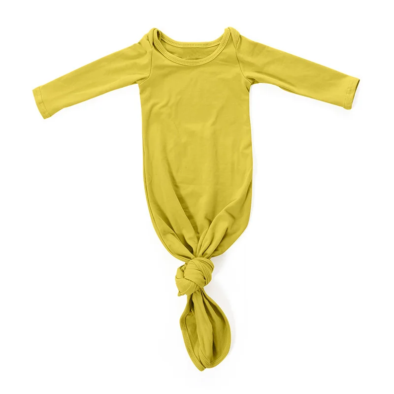 Спальный конверт для малышей конверт для новорожденного хлопок спальный мешок сплошной цвет оборки лето весна осень с бантом - Цвет: 25 Mustard yellow