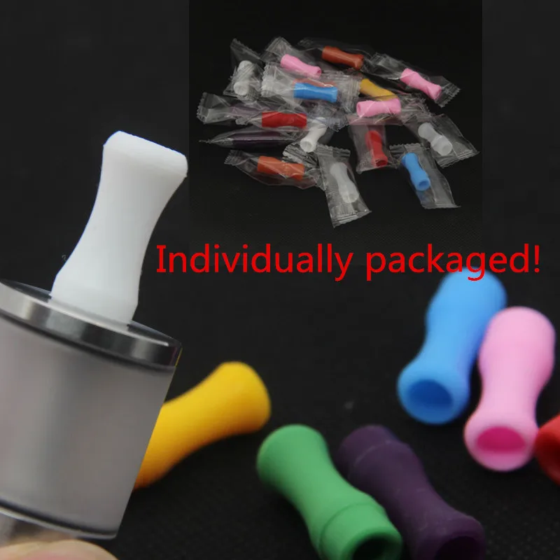 

10pcs Silicon 510 Disposable Drip Tip Atomizer Individually package For Electronic Cigarette Drip Tips Mouthpiece Vape Pen