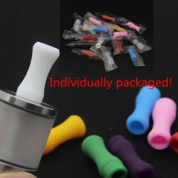 

10pcs Silicon 510 Disposable Drip Tip Atomizer Individually package For Electronic Cigarette Drip Tips Mouthpiece Vape Pen
