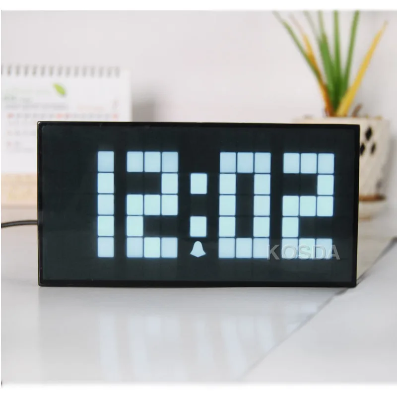 2014 Large Digital Clock Wall Calendar Design Clock For