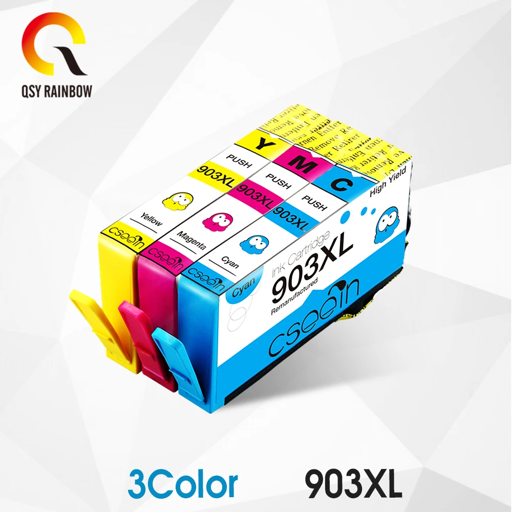 CMYK SUPPPLIES NEW 3pcs Ink Cartridge compatible for hp 903 ( HP907 ) XL Officejet Pro 6950 6960 6962 6963 6964 6965 6966 | Компьютеры и