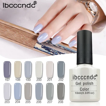 

12pcs/Set Gray Color Series UV Nail Gel Polish 10ml Gel Varnish Soak Off Gel Vernis Semi Permanent Christmas Gift