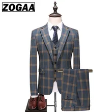 Fashion Plaid Designs Lapel Men Suit Tailor Made Groom Tuxedos Wedding 3 Piece Suits Best Man Blazer (Jacket+Pants+Vest) Custom Fashion Plaid Designs Lapel Men Suit Tailor Made Groom Tuxedos Wedding 3 Piece Suits Best Man Blazer (Jacket+Pants+Vest) Custom