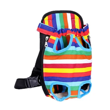 

Pet Dogs Carrier Backpack Mesh Camouflage Outdoor Travel Pets Carrier Dog Front Chest Breathable Shoulder Handle Bags Supplies