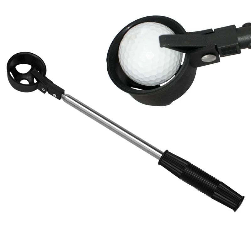 8 Section Antenna Stainless Steel Pick Up Club Golf Ball Retriever Device Automatically Telescopic Portable DX88