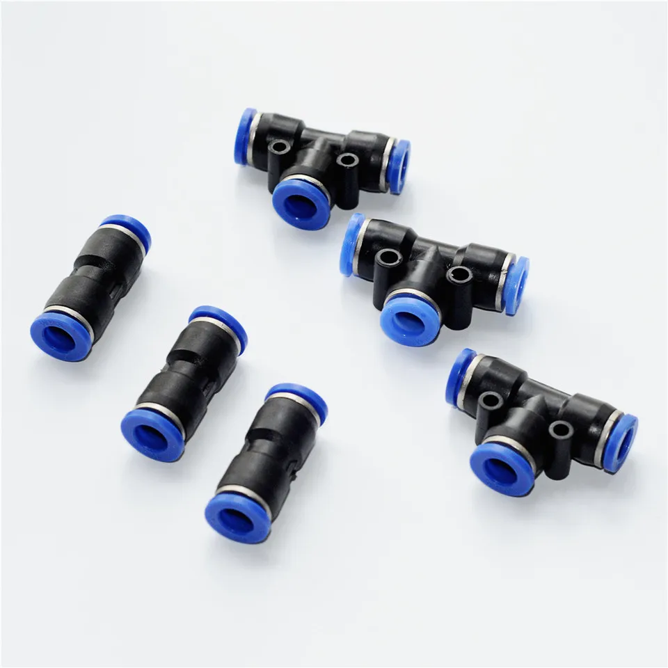 6/pcs Dental Lab Air Compressor Tubes Adapter Joint Connectors 2 Types