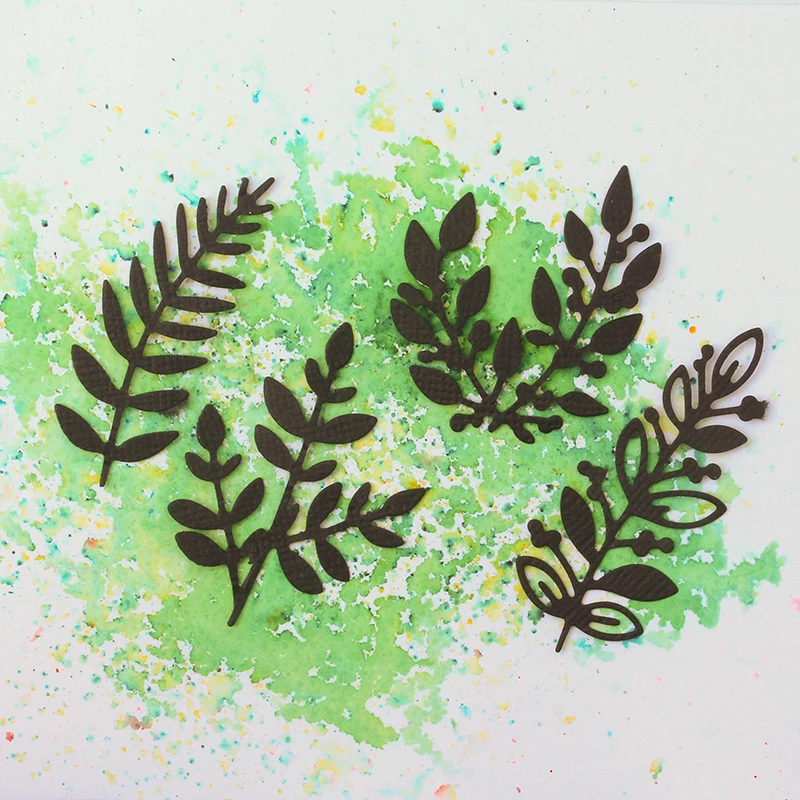 

JC Metal Cutting Dies for Scrapbooking Dies Cut Leaf Vine Branches Craft Stencil Handmade Paper Cards Making Model Decoration