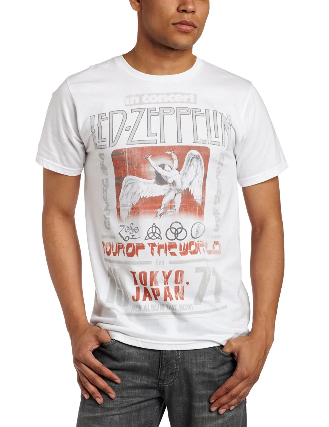 FEA Merchandising Мужская Легкая Футболка Led Zeppelin Tokyo 71 | одежда