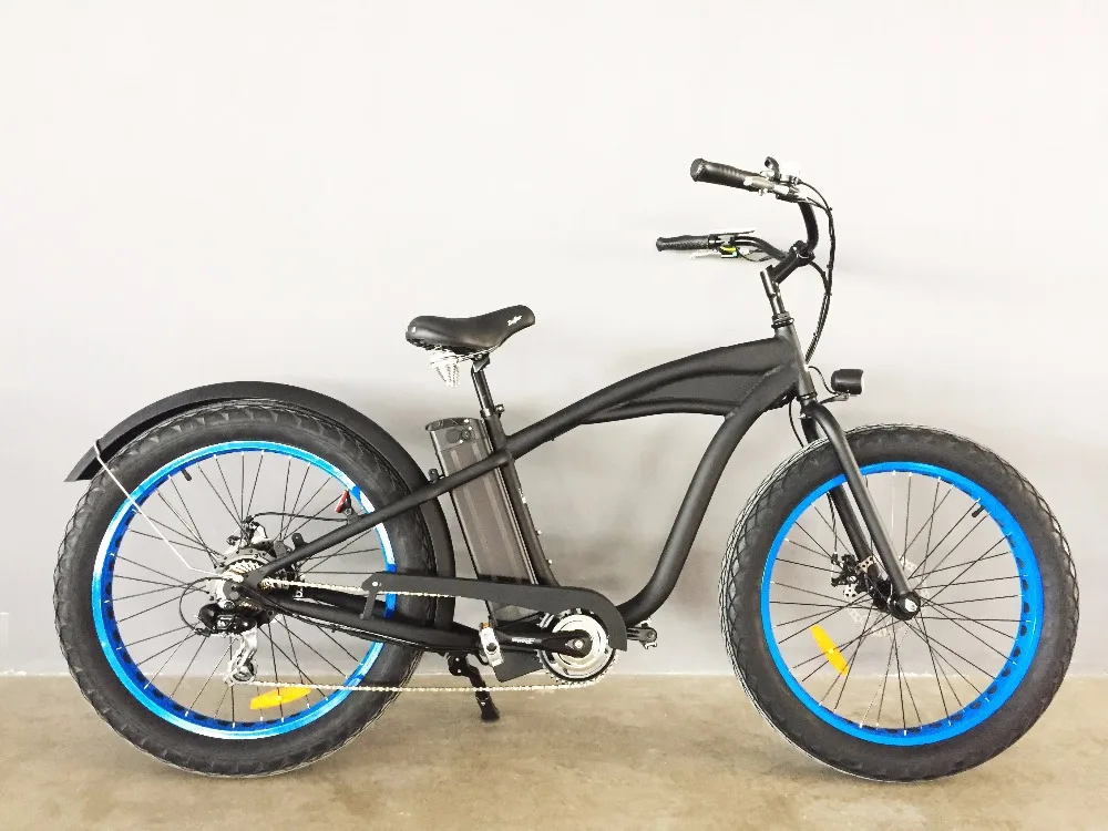 Высокое качество 7 Скорость 26*4.0 дюйма 48 В 750 Вт 16Ah Samsung батарея Ebike веселые золото