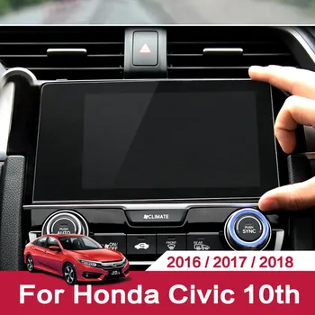 

Car Navigation GPS Screen Glass Protective Film LCD Gurad Steel Sticker Protective for Honda Civic 10th 4d Sedan 2016 2017 2018