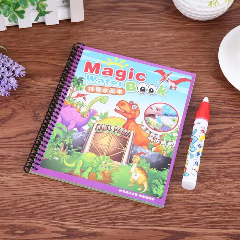 Магия воды Рисунок раскраска Doodle Magic Pen Картина доска для рисования книжка-раскраска для малышей развивающие игрушки подарок