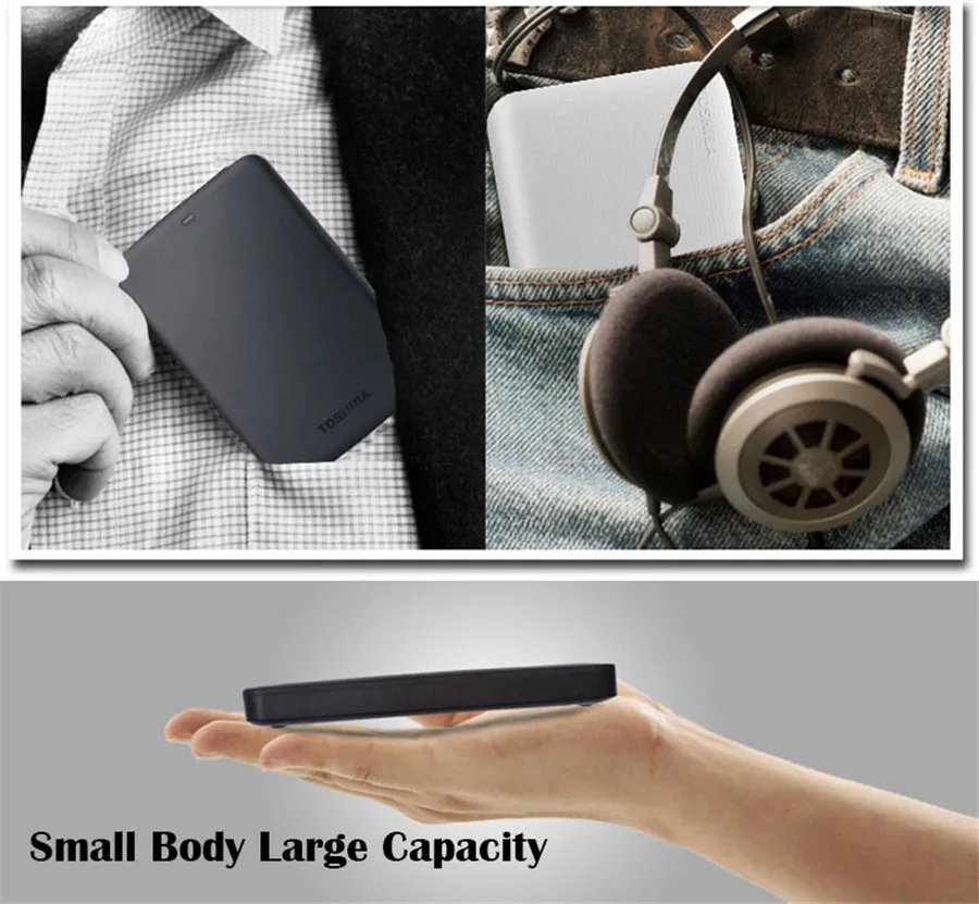best hard disk in the world Toshiba A3 External Hard Drive Disk 500GB 1TB for Mobilephone 2.5In USB 3.0 Original External  Hard Disk for Laptop Desktop PC apple external hard drive