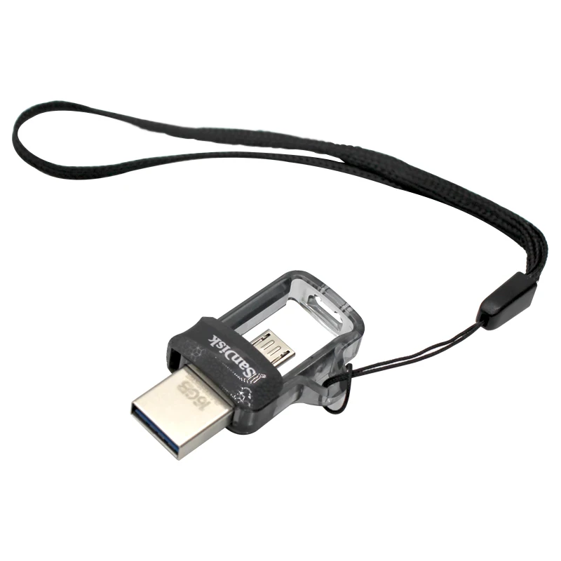 Original Sandisk Dual OTG USB Flash Drive High Speed 150M/S Extreme USB3.0 PenDrives 32GB 16GB 64GB Pen Drives Memory Stick