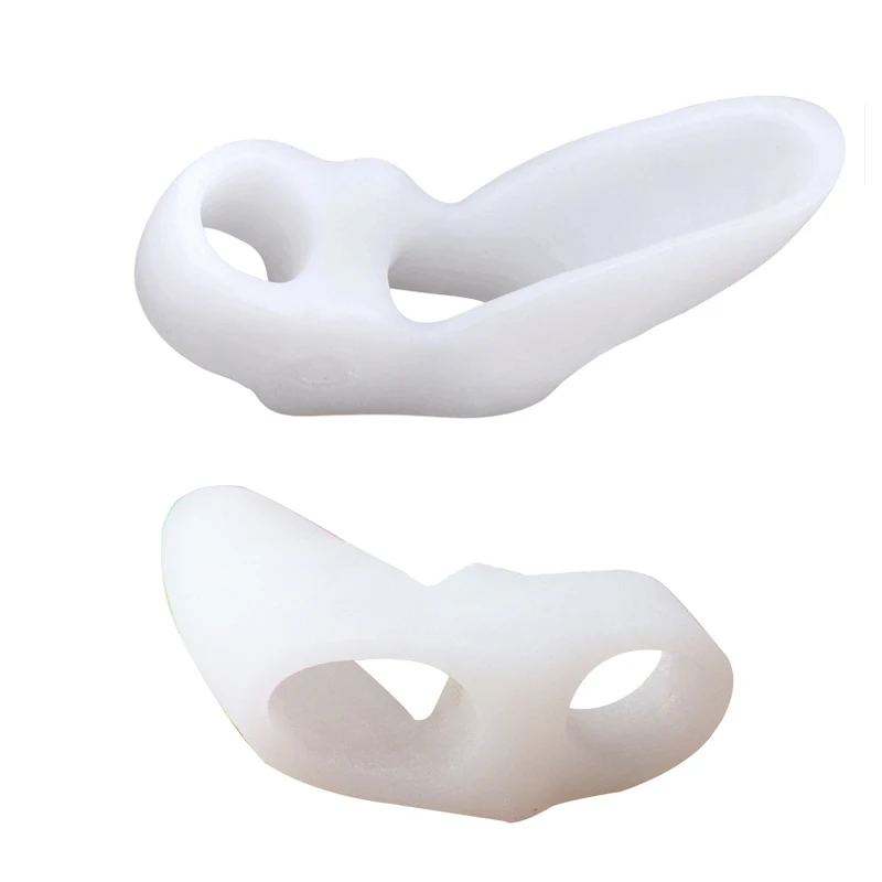 4Pcs=2Pair Toe Separator Hallux Valgus Bunion Corrector Bone Thumb Straightener Metatarsal Pads for Feet Pain Relief Foot Care