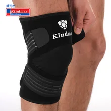 Kindmax healthcare Регулируемый эластичный наколенник поддержка фиксатор спортивный наколенник защитный ремень для бега качество бренда