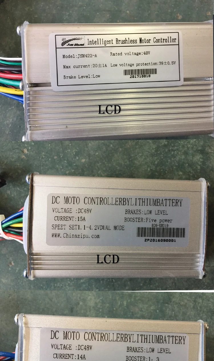 Discount JS E-bike 48V/36V 500W Controller For Velo Electrique Suit LCD Display Use In Electric Scooter Controller Bycicle Accessories ce 8