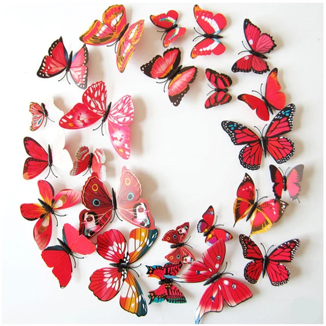 Colorful 3D Artificial Butterflies For Dummy Crafts, Weddings, And Parties  Perfect Floral Butterfly Wall Decoration And Feather Butterfly Butterfly  Wall Decor From Happylives, $7.29
