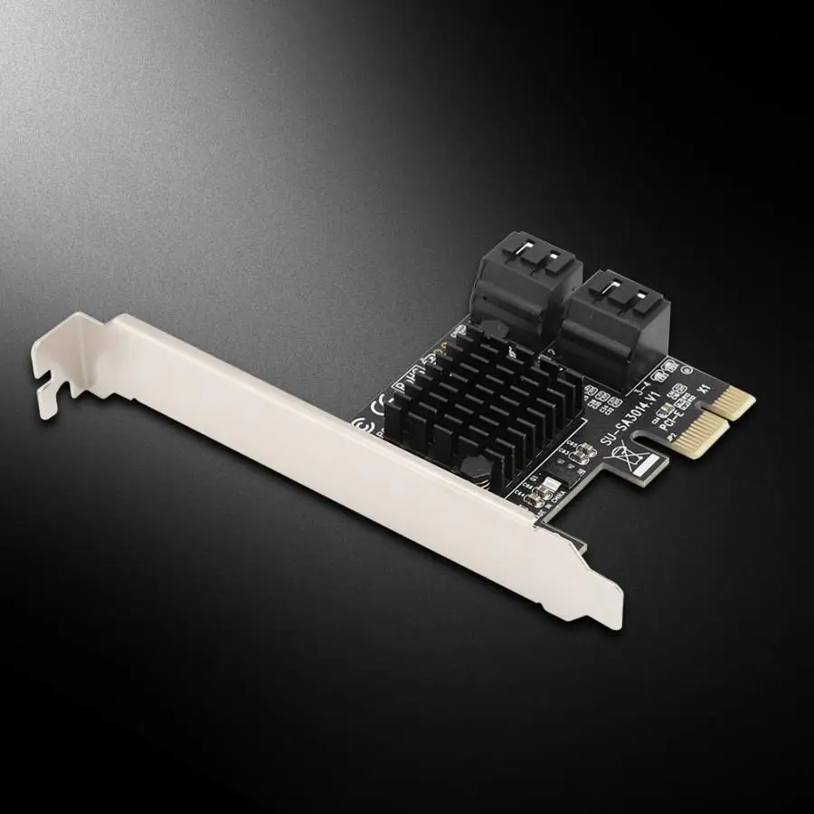 Компьютерная шина PCI-E до 4-порт SATA6G Интерфейс карты расширения адаптер карты для Windows XP/Vista/7/8