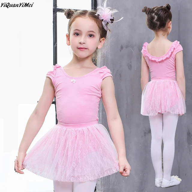 Lace Ballet Playsuits Skirts gymnastics leotard Girls ballerina ballet