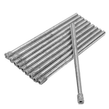 

Top Quality 10pcs 5mm 3/16'' Diamond Coated Drill Bits Hole Saw Core Marble Glass Granite Tool Best Price