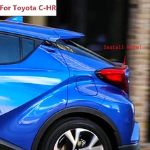 ABS для Toyota C-HR CHR задний бампер Защитная Накладка задний Багажник крыло Авто внешний стиль