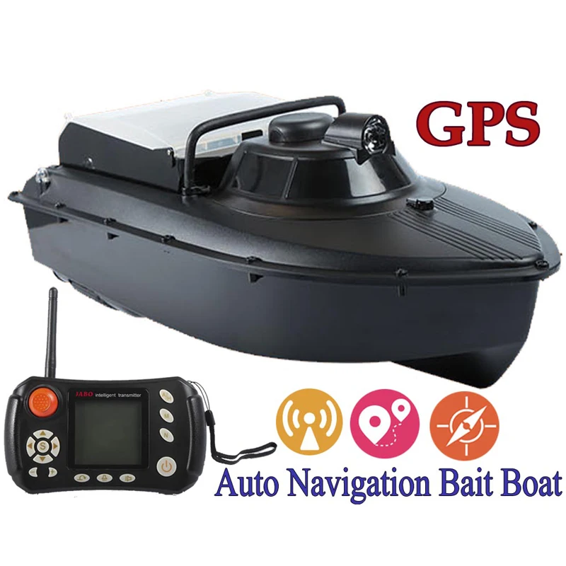 

JABO 2AG 20A GPS Auto Navigation Fishing Bait Boat 2.4G GPS Playing nest boat with 8pc target point(metal blades cover)