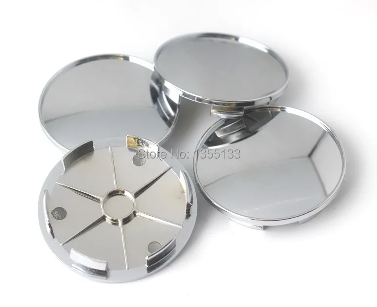 

40pcs Free shipping 68mm Wheel Center Hub Cap Universal blank cap clip 62mm/2.43 inches Chrome