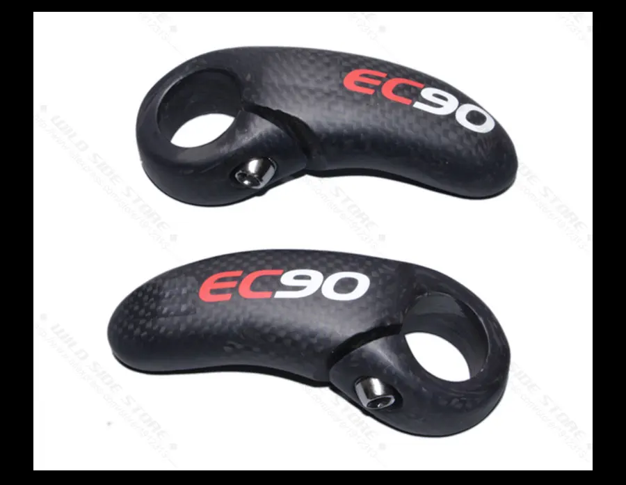 Ec90 Bicycle Handlebar Horns MTB Bar Ends Bike Ergonomics Design Mountain Bikes Carbon Fiber