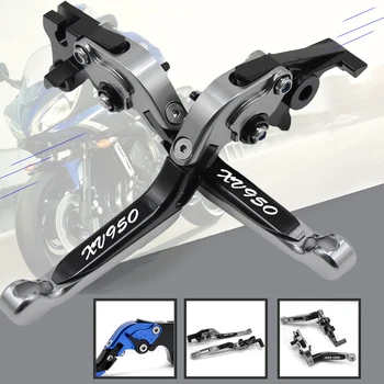 

CNC Motorcycle Accessories Ajustable Folding Extendable Brake Clutch Lever For YAMAHA XVS950 BOLT C SPEC 2015 2016